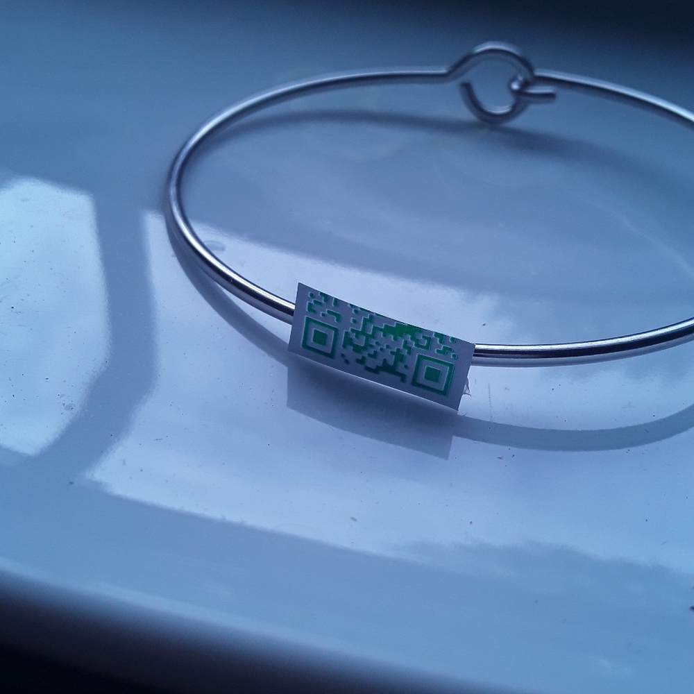 Handmade bracelet made out of sprite can